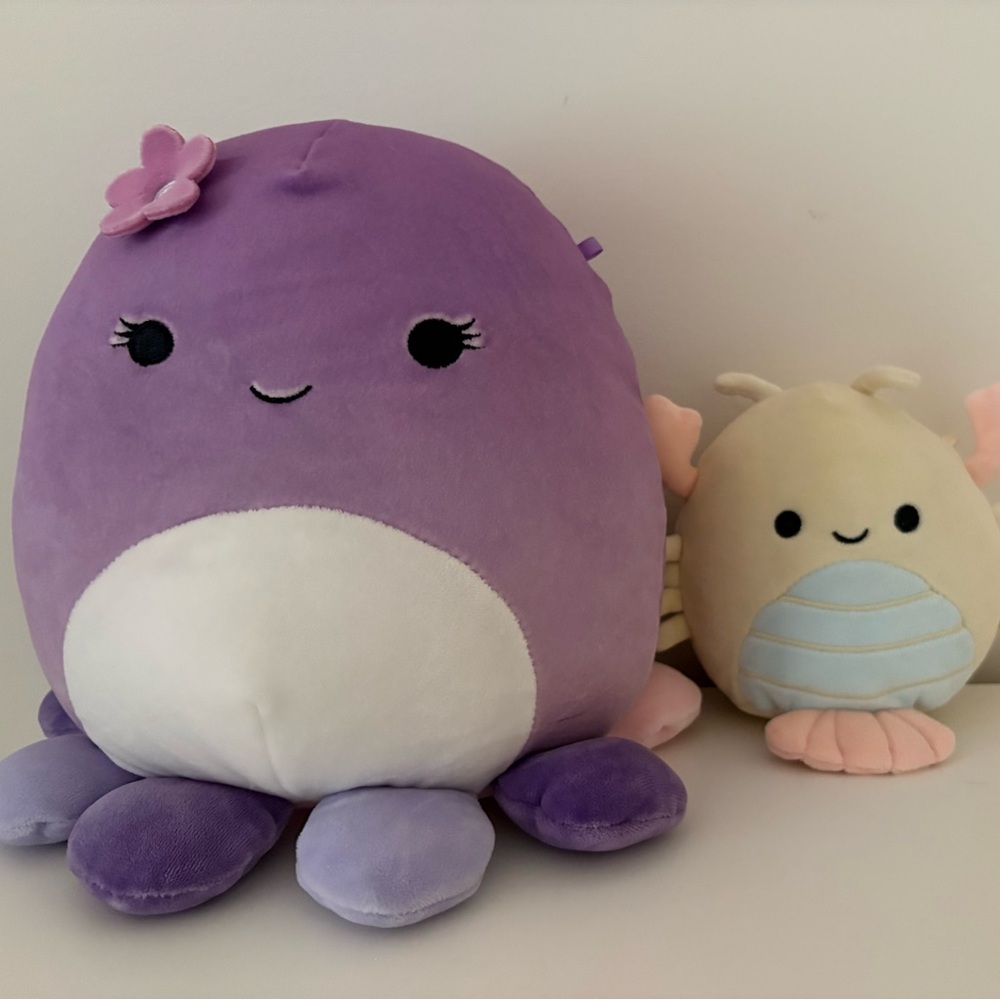 4 Squishmallow Under the Sea Bundle